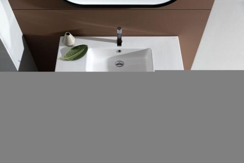 Раковина керамическая Allen Brau Fantasy 4.11014.20 100х50 встраиваемая цвет белый 1 отверстие под смеситель - фото 5