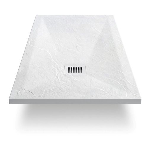 Душевой поддон из искусственного камня Vincea H30 VST-4SR9017W 170х90 белый - фото 3