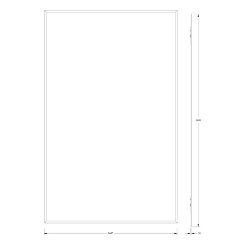 Зеркало Evoform Comfort BY 0960 100х160 подвесное - фото 2