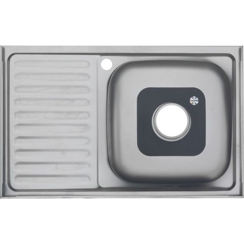 Кухонная мойка Melana 005 t L (*10) 80х50 цвет хром - фото 2