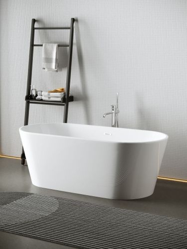 Ванна акриловая Sancos Mimi FB01 170х80 отдельностоящая овальная с каркасом - фото 5