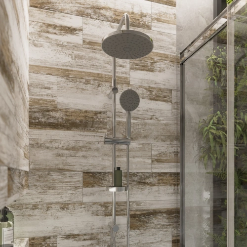 Душевая стойка Stworki Стокгольм HFSG97000 настенная цвет хром - фото 2