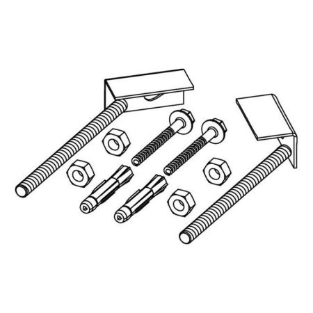 Комплект для крепления модуля в углу под углом 45 градусов Tece TECEprofil 9380301
