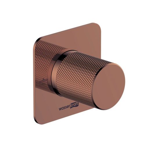 Переключатель на 2 выхода Wasserkraft Paar 8800 A309 встраиваемый в стену розовое золото - фото 2