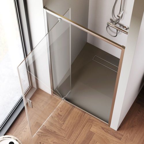 Душевая дверь Am.Pm Gem W90G-90-1P-MT 90х195 стекло прозрачное профиль хром - фото 4