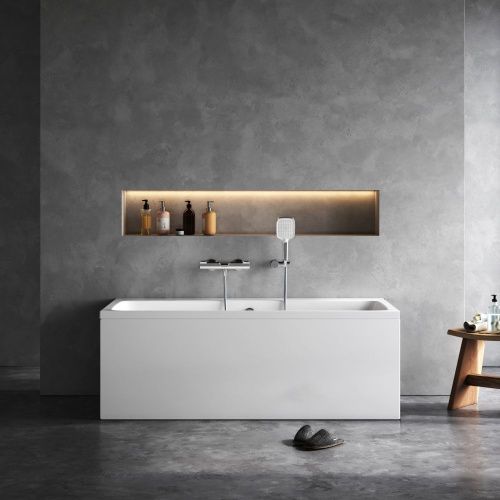 Ванна акриловая Am.Pm Func W84A-150-070W-A 150х70 пристенная прямоугольная без каркаса - фото 4