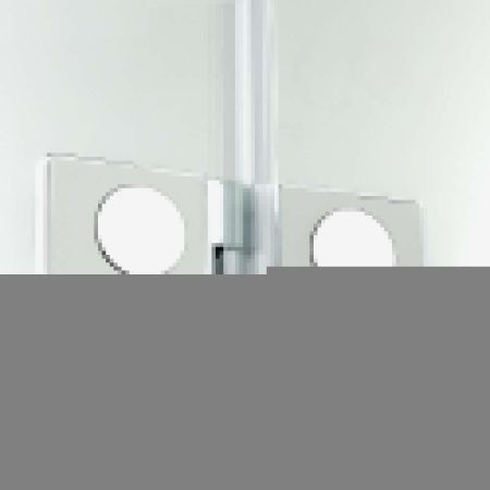 Душевой уголок New Trendy NEW RENOMA Chrome D-0112A/D-0085B 100х80 стекло прозрачное профиль хром без поддона