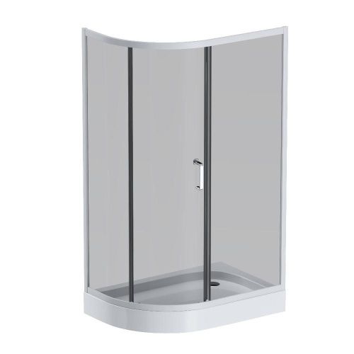 Душевой уголок Am.Pm Like W83G-302U120CG64 120х80 стекло тонированное профиль хром без поддона - фото 2