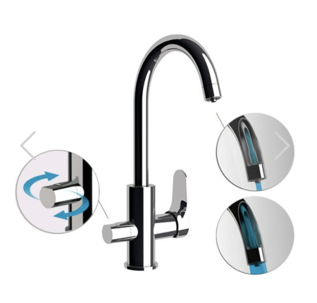 Смеситель для кухни Remer Class Line L79DW на мойку хром