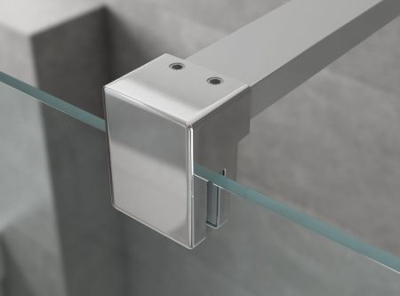 Душевой уголок Ambassador Diamond 12011104L 120х80 стекло прозрачное профиль хром без поддона