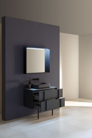 Тумба под раковину Allen Brau Reality 1.32004.AM 70х50 подвесная цвет черный