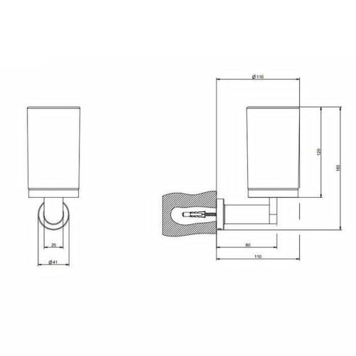 Стакан Gessi Emporio accessories 38809#299 - фото 2