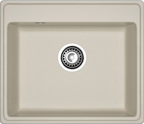 Кухонная мойка Granfest Vertex V-580 топаз 60х50 цвет серый поверхность матовая