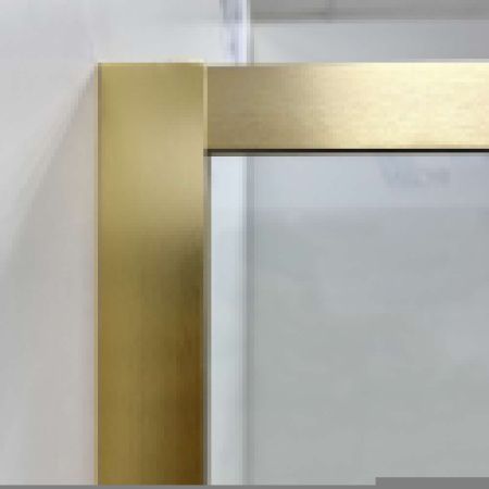 Душевой уголок RGW Stilvoll 32324290-16 100х90 стекло прозрачное профиль золото без поддона