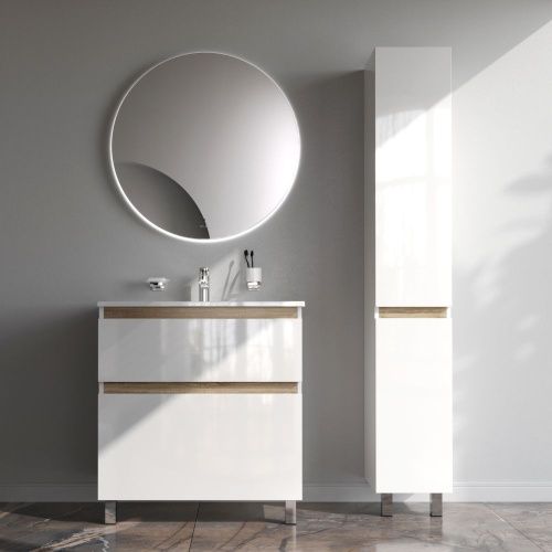 Тумба под раковину Am.Pm X-Joy M85AFSX0802WG 80х40 напольная цвет белый - фото 5