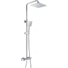 Душевая стойка Rose R3736 настенная цвет хром с термостатом