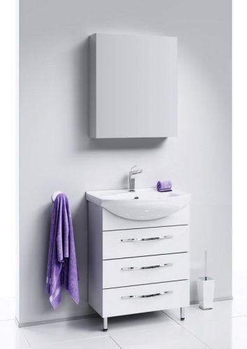 Тумба под раковину Aqwella Y Agr.01.06/3 60х30 подвесная цвет белый - фото 2