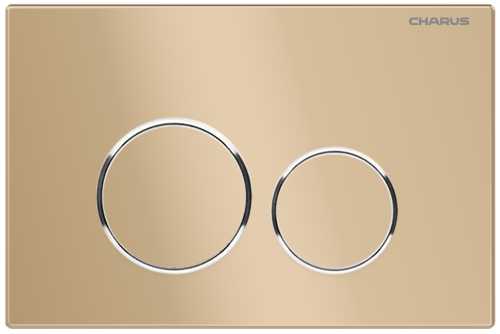 Клавиша смыва механическая CHARUS Spazio FP.330.51.01 цвет бежевый