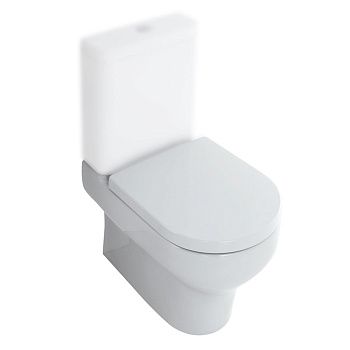 Чаша унитаза напольная Olympia Clear CLE130301 цвет белый без сиденья и без бачка безободковая