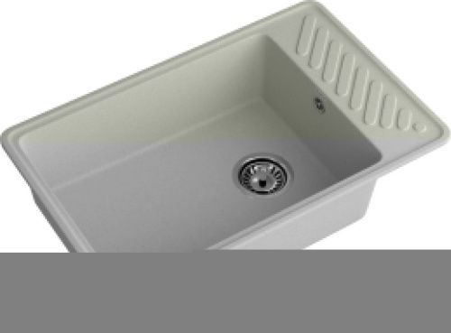 Кухонная мойка Granfest Quarz 51 песочный 75х50 цвет бежевый поверхность матовая - фото 2