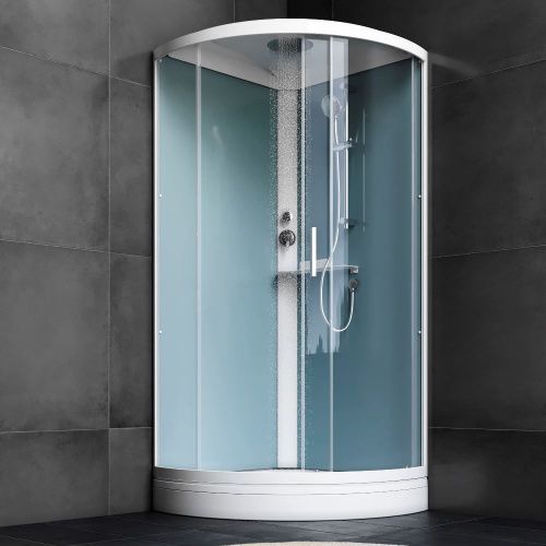Душевая кабина Am.Pm X-Joy W88C-401-090WT 100х100 четверть круга с крышей ориентация универсальная - фото 3