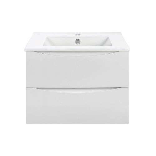Тумба под раковину Vincea Mia VMC-2MC700GW 70х50 подвесная цвет белый - фото 3