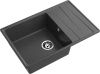 Кухонная мойка Granfest Level LV-760L графит 75х50 цвет серый поверхность матовая