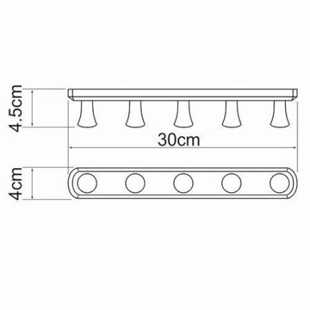 Крючок WasserKRAFT 1075