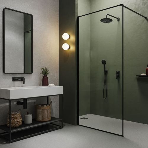 Смеситель для душа IDDIS Ray RAYBL00i67 встраиваемый в стену черный - фото 3