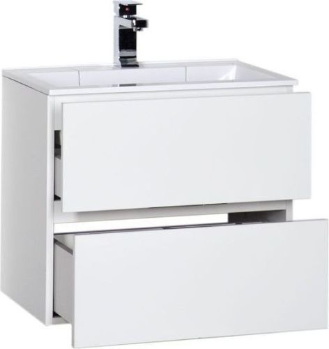 Тумба с раковиной Aquanet Алвита 00213095 60х50 подвесная цвет белый - фото 2