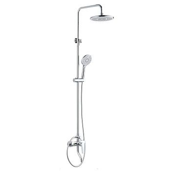 Душевая стойка Bond Circle B04-9100 настенная цвет хром