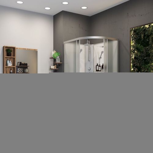 Душевая кабина Niagara Classic 33121423LBKTG 120х80 асимметричная без крыши ориентация левая - фото 3