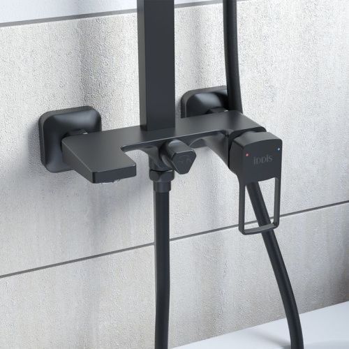 Душевая стойка Iddis Bild BILBL1Fi06 настенная цвет черный - фото 3