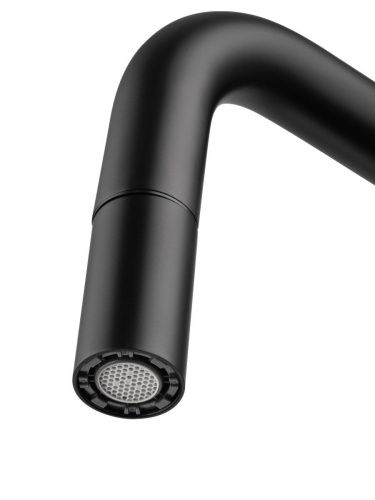 Смеситель для кухни Wonzon & Woghand WW-6018-MB на мойку черный - фото 4