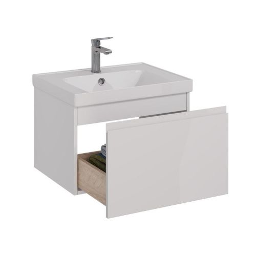 Тумба под раковину LeMark Veon Mini LM02VM60T 60х40 подвесная цвет белый - фото 2