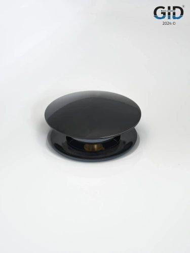 Донный клапан Gid Minucia 76601K черный - фото 4