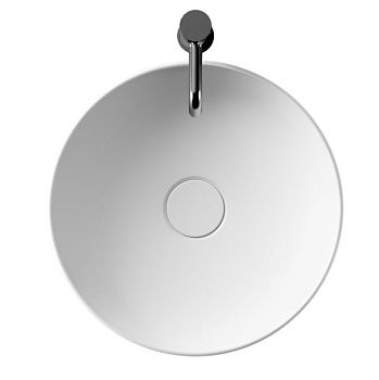 Раковина керамическая Alice Hide 31140101 40х40 накладная цвет белый