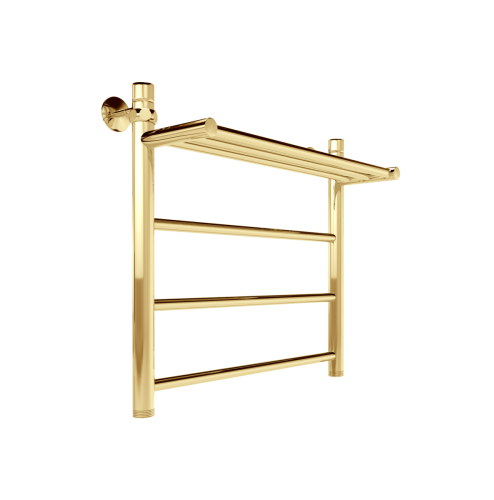 Полотенцесушитель водяной Indigo Line LLSHW60-50GDPK3 55х60 золото - фото 4