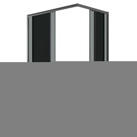 Душевой уголок Niagara Eco NG-1118-14QT 105х80 стекло тонированное профиль черный без поддона