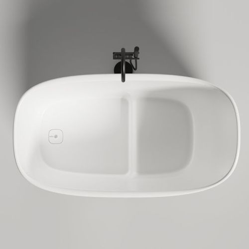 Ванна из литьевго мрамора Salini ORIENTE 1043101MF 140х80 отдельностоящая асимметричная - фото 3