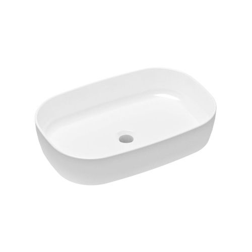 Раковина из сантехнического фарфора Lavinia Boho Bathroom Sink Slim 33311003 50х40 накладная цвет белый без отверстий под смеситель - фото 2