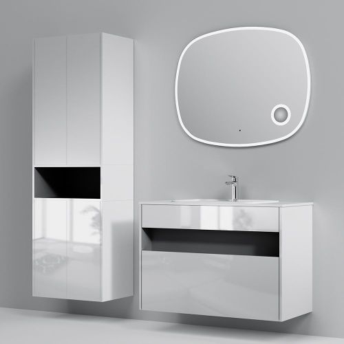 Тумба под раковину Am.Pm Func M8FFUX1001WG 100х50 подвесная цвет белый - фото 4