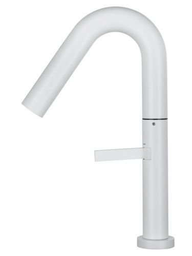 Смеситель для раковины Wonzon & Woghand WW-6068-MW на столешницу белый - фото 2