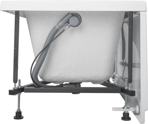 Ванна из литьевго мрамора Aquanet Bright Stone AQ-00338574 180х70 пристенная прямоугольная без ножек - фото 3