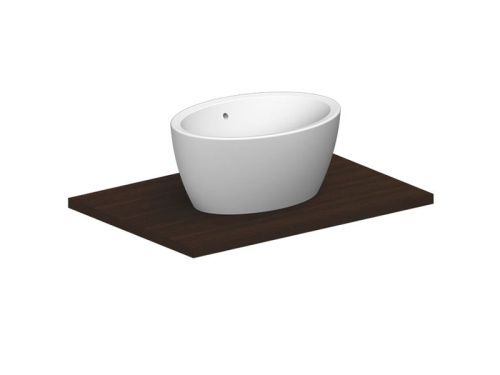 Раковина из сантехнического фаянса Scarabeo Matty 8056 60х50 накладная цвет белый