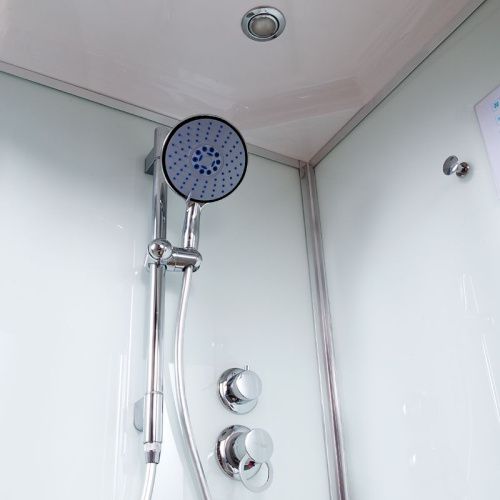 Душевая кабина AvaCan D10SEL 100х100 четверть круга с крышей ориентация универсальная - фото 5