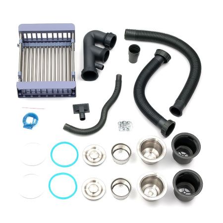 Кухонная мойка Melana ProfLine H57544 сатин 60х45 цвет серый поверхность полированная