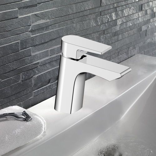 Смеситель WesnaArt Briz BRI20-210 на раковину хром - фото 3