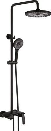 Душевая стойка Rose R1136H настенная цвет черный