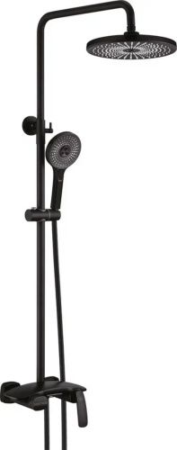 Душевая стойка Rose R1136H настенная цвет черный - фото 2